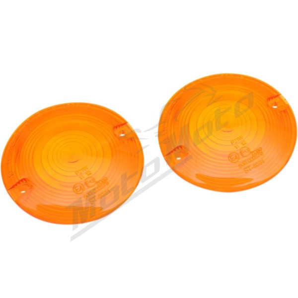 DRAG SPECIALTIES Replacement Turn Signal Lenses Harley Davidson FLHR / FLHRC / FLHRCI / FLHRI / FLHRSE 1340-1800cc 84-16