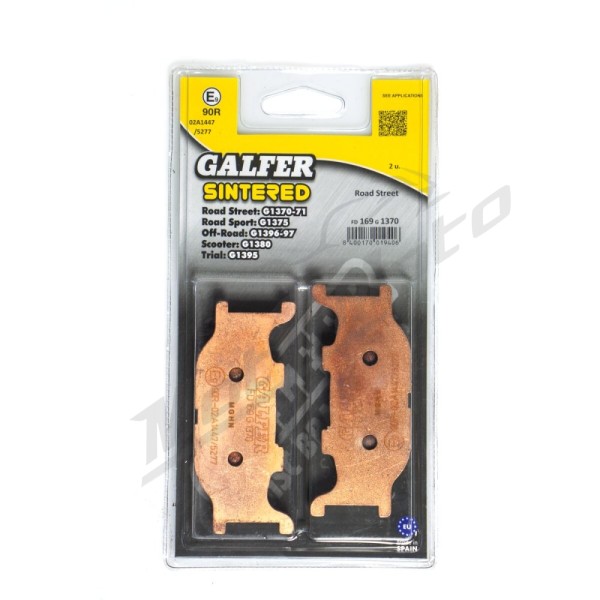 GALFER HH Sintered Brake Pads Italjet / Yamaha 125-1300cc 93-24
