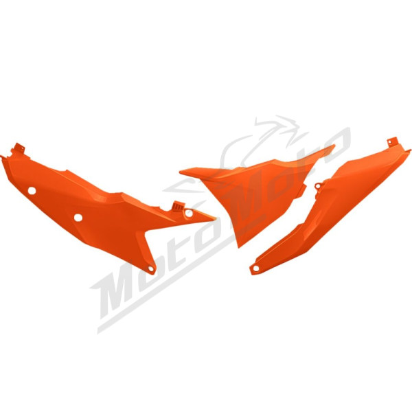 UFO Šoniniai Plastikai KTM EXC / EXC-F / SX / SX-F 125-500cc 23-> Oranžinė