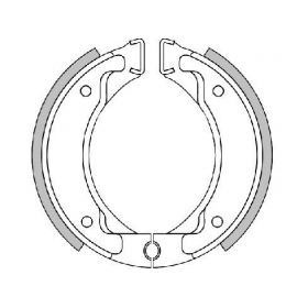 Brake shoes POLINI MINARELLI VERTICAL 50cc 110x25