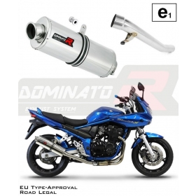 Exhaust kit Dominator HOMOLOGATED OVAL SUZUKI GSF 650 BANDIT N / S 2005-2006