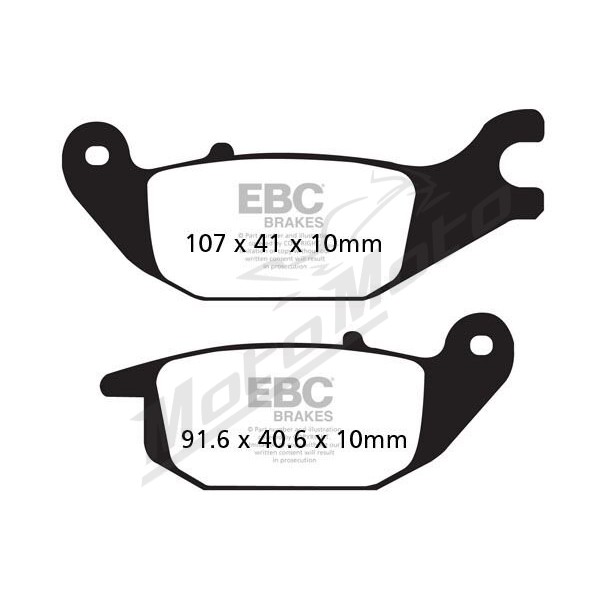 EBC SFA Brake Pads YAMAHA MW 125 cc 14-16