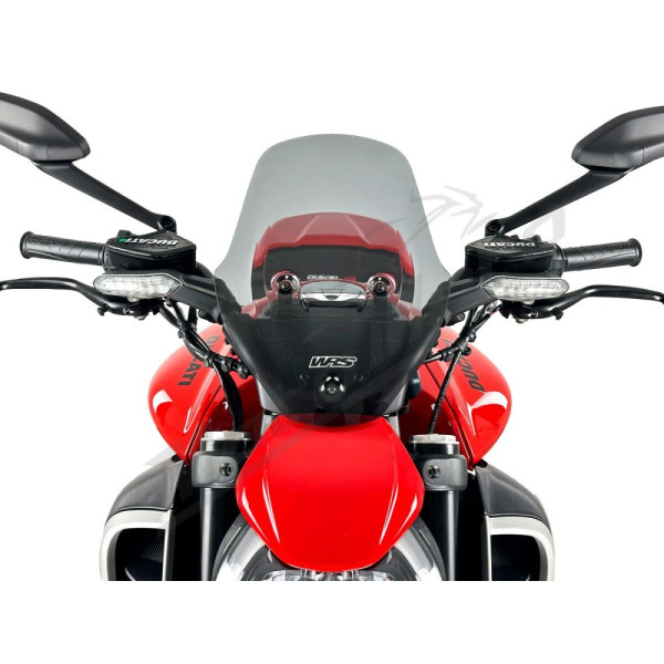 WRS TOURING Priekinis stiklas Tamsintas 75% Ducati Diavel V4 1200 ABS 23-25