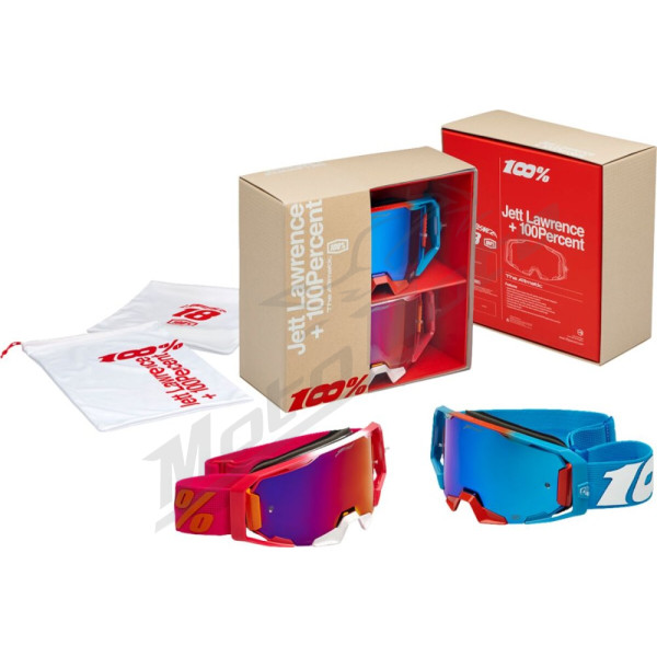 100% Armatic Jett Lawrence Limited Edition Goggle Pack