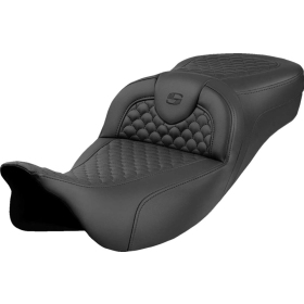 SADDLEMEN Dragon Stitch Roadsofa Seat Extended Harley Davidson FLH / FLHR / FLHRC / FLHX / FLTRX 1584-1923 08-25 