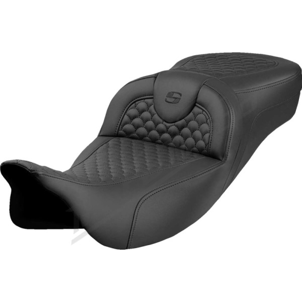 SADDLEMEN Dragon Stitch Roadsofa Seat Extended Harley Davidson FLH / FLHR / FLHRC / FLHX / FLTRX 1584-1923 08-25 
