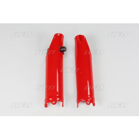 UFO Fork protectors with lock red Honda CRF 250-450R 10-18
