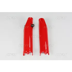 UFO Fork protectors with lock red Honda CRF 250-450R 10-18