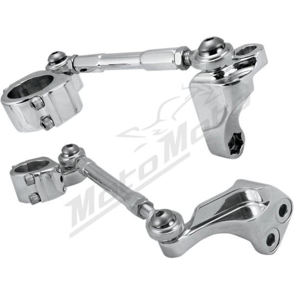 ALLOY ART Combi Stabilizer Kit Harley Davidson FL / FX 1450-1800cc 06-17 Silver