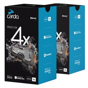 Cardo Freecom 4x Duo Communication System Double Pack