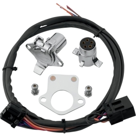 KHROME WERKS Plug and Play 5-Wire Harness for HD Touring Models Harley Davidson FLHR / FLHRC / FLHT / FLHTC / FLHTCUI / FLSTC / FLTRI / FLTRU 1340-1690 97-13