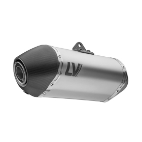 LEOVINCE LV-14 Stainless Steel / Carbon Fiber Slip-On Muffler Benelli TRK 702 22-24