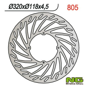 NG Front Fixed Brake Disc 320X118X3mm Honda CR / XR 250-650cc 84-07