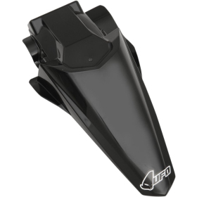 UFO MX Black Rear Fender Kawasaki KX 85-112cc 14-25