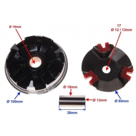 Variatoriaus kompl. sportinis Minarelli 50cc 2T Ø 13mm