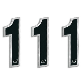BLACKBIRD Racing Numbers - 15x7 cm