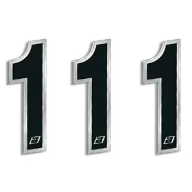BLACKBIRD Racing Numbers - 15x7 cm