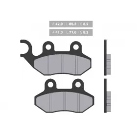 Brake pads NOVASCOOT FT4099 / MCB684 SINTERED