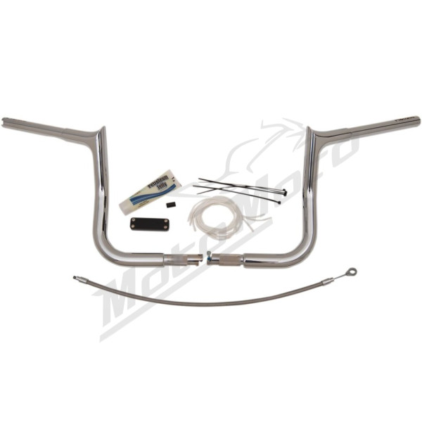 FAT BAGGERS INC. Pointed Top Vairo kompl. chromuotas 91.5x25.5cm Harley Davidson FLHT / FLHTC / FLHTCUTG / FLHTK 1584-1800 08-13