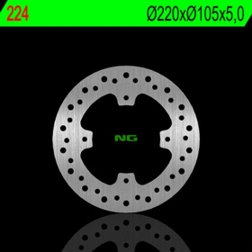 NG BRAKES 224 fiksuotas stabdžių diskas HONDA FX / NX / SLR 650 93-00