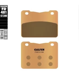 GALFER HH Sintered Brake Pads SYM MAXSYM 400cc 14-16