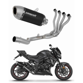 Suzuki GSX-S 750 2017-2020 Dominator Full Exhaust System S6 BLACK + dB killer