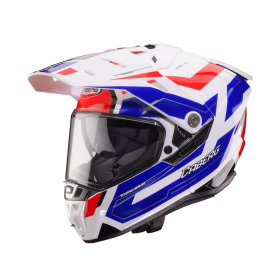 Krosinis šalmas Caberg Duosport Tanami Ranger Balta/Raudona/Mėlyna