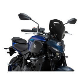 PUIG Touring Windshield black ​​​​​​​Yamaha MT-07 700 2025