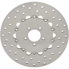 DRAG SPECIALTIES Stainless Steel Drilled Brake Rotor Harley Davidson FXDB / FXDBI / FXDC / FXDCI 1450-1584cc 06-10