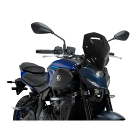 PUIG Touring Windshield black ​​​​​​​Yamaha MT-07 700 2025