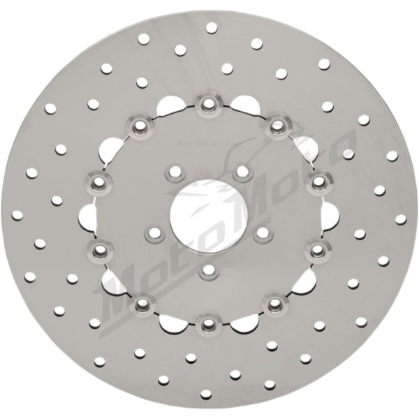 DRAG SPECIALTIES Stainless Steel Drilled Brake Rotor Harley Davidson FXDB / FXDBI / FXDC / FXDCI 1450-1584cc 06-10
