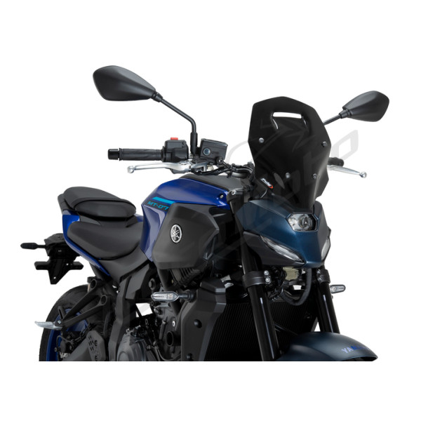 PUIG Touring Windshield black ​​​​​​​Yamaha MT-07 700 2025