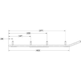 Sno-X slidžių montavimo dalis Ski Doo MXZ 440-670 96-97