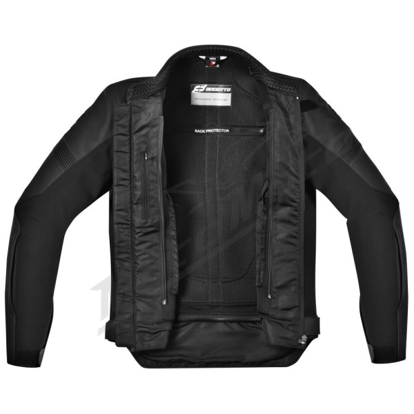 Bogotto Black-X V2 Leather Jacket For Men