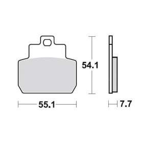 BRAKE PADS FERODO FDB2207EF STANDARD ECO FRICTION