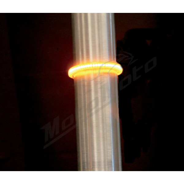 CUSTOM DYNAMICS TruWRAPZ® LED šakių žibintai 41 mm Harley Davidson FXS / FXSB 1550-1800cc 07-15
