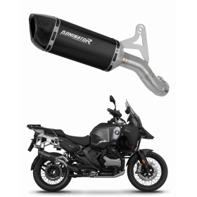 BMW R1300GS Adventure 2024-2025 Dominator Exhaust Silencer Muffler HP6 BLACK + dB killer