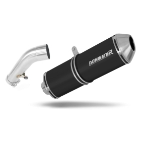 BMW R1200R 2006-2009 Exhaust Silencer Muffler OVR BLACK + dB killer