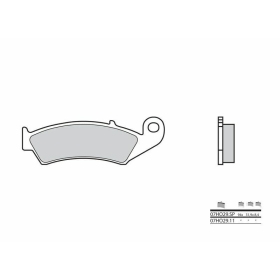 BREMBO Street Sintered stabdžių trinkelės ​​​​​​​HONDA RVF / VFR 400-750cc 1988-1996