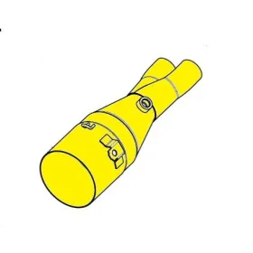 AKRAPOVIC Mid, Y Pipe Stainless Steel Yamaha XP / YZF-R6 560-600 10-25 