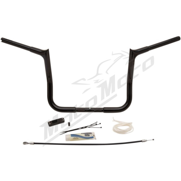 FAT BAGGERS INC. PointedTop Handlebar Kit Black 91.5x30.5cm Harley Davidson FLHT / FLHTC / FLHTCUTG / FLHTK 1584-1690 08-13