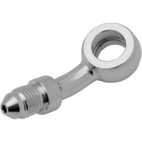 DRAG SPECIALTIES Chrome Steel Banjo Fitting M10