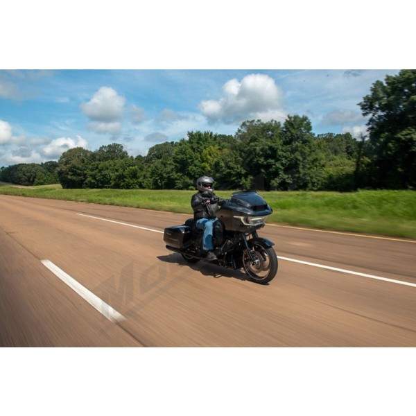 MEMPHIS SHADES METRIC Spoiler Windshield 50mm Harley Davidson FLTRX / FLTRXSE 1923-1977 23-25