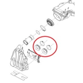 Sno-X Air intake adapter Lynx / Ski Doo 600-800 08-18