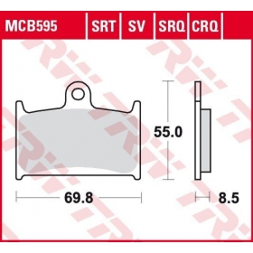 STABDŽIŲ TRINKELĖS TRW MCB595SV ROUTE