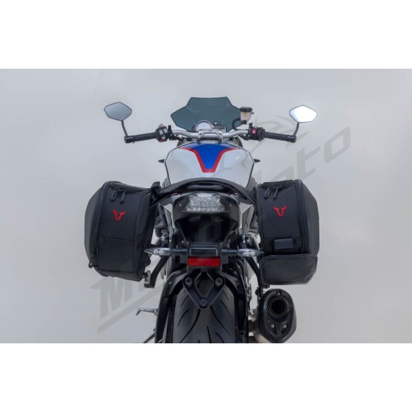 SW-MOTECH PRO BLAZE H Saddlebag Set with EDGE Protection & Heat Guard BMW S 1000 12-20