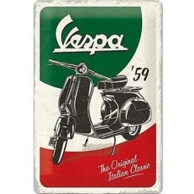 Metal tin sign VESPA CLASSIC 20x30