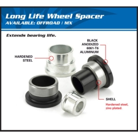 ALL BALLS Front Wheel Spacer Kit Yamaha WR250F/426F 01-02/SUZUKI RM 65 03-05