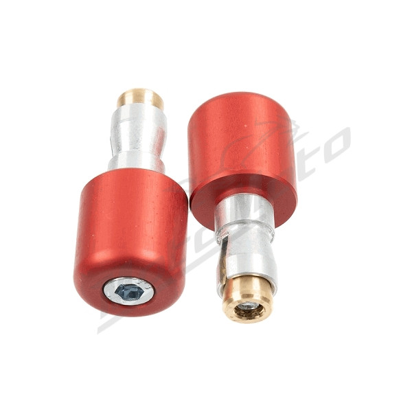 TRW Handlebar ends colour red Ø12mm 2pcs