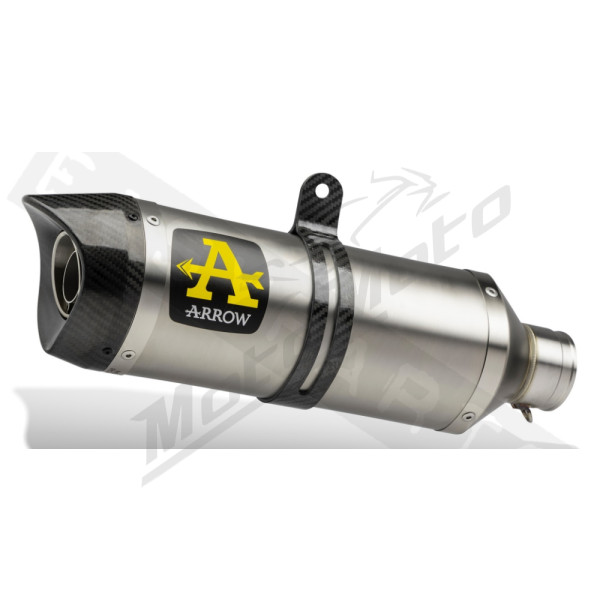 Muffler ARROW Street Thunder Titane/Carbon